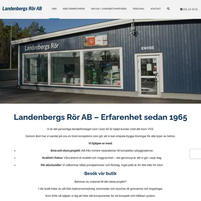 landenbergsror.se startsida 2026