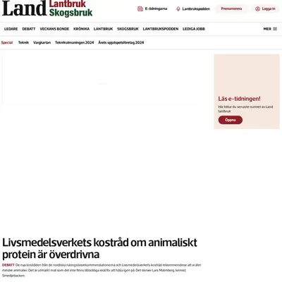 Land Lantbruk startsida 2025