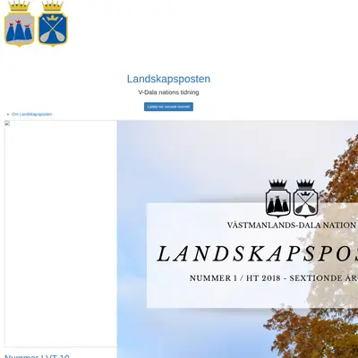 Landskapsposten startsida 2019