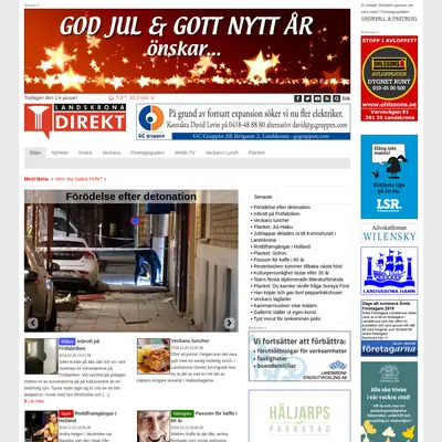 landskronadirekt.com startsida 2019