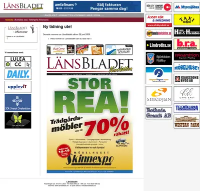 Länsbladet startsida 2010