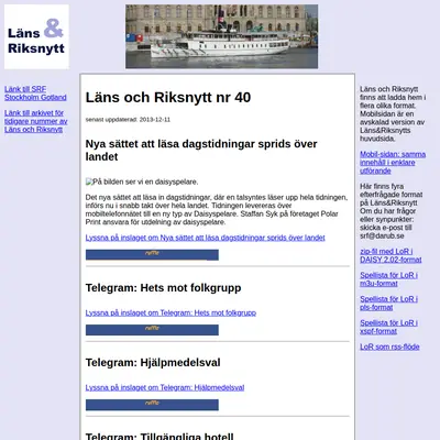 www.lansochriksnytt.se startsida 2013
