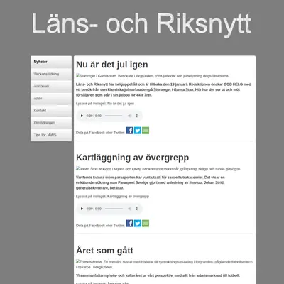 www.lansochriksnytt.se startsida 2018