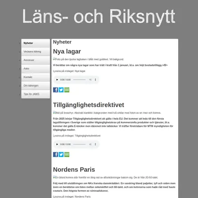 www.lansochriksnytt.se startsida 2022
