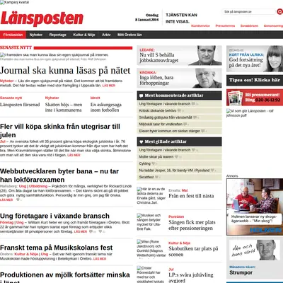 www. lansposten.se startsida 2014
