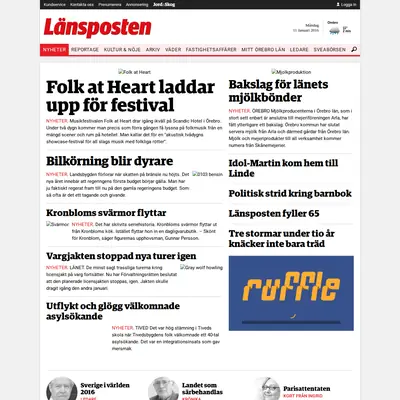 www. lansposten.se startsida 2016