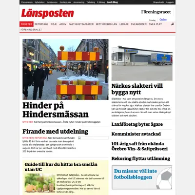 www. lansposten.se startsida 2019