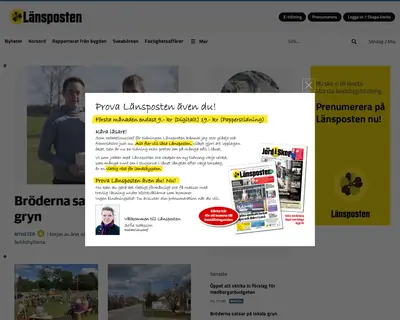 www. lansposten.se startsida 2021