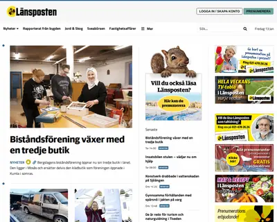 www. lansposten.se startsida 2023