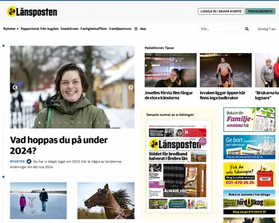 www. lansposten.se startsida 2024