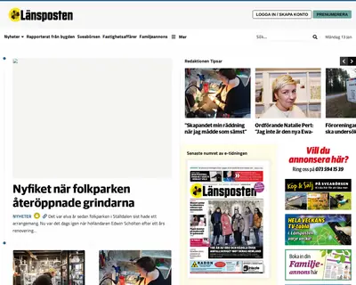 www. lansposten.se startsida 2025