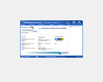Nyhetsbrev LÄNSTRAFIKEN KRONOBERG startsida 2006