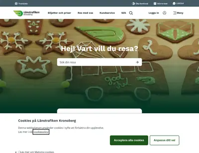 Nyhetsbrev LÄNSTRAFIKEN KRONOBERG startsida 2026