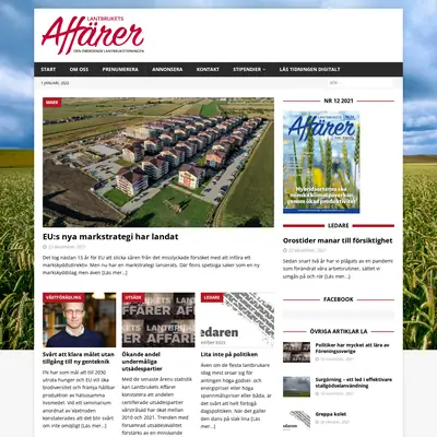 Lantbrukets Affärer startsida 2022