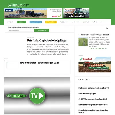 Lantbruksnytt startsida 2024