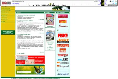 Lantliv startsida 2006
