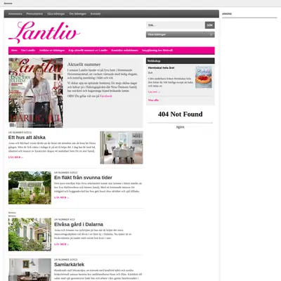 Lantliv startsida 2013