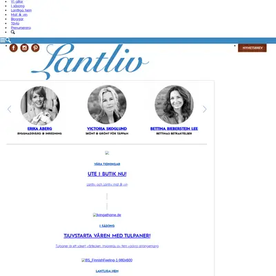 Lantliv startsida 2016