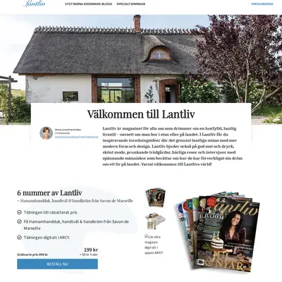 Lantliv startsida 2022