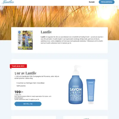 Lantliv startsida 2025