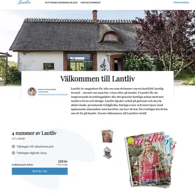 lantlivmatochvin.se startsida 2022