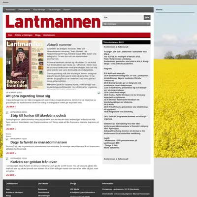 lantmannen.nu startsida 2015
