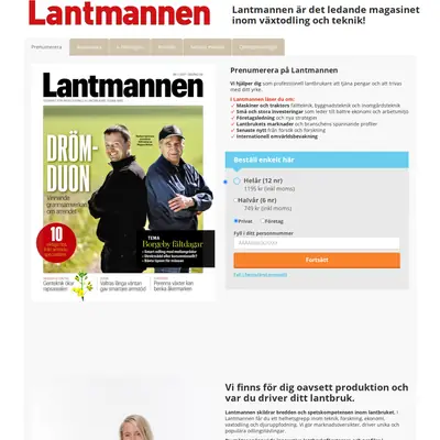 lantmannen.nu startsida 2017
