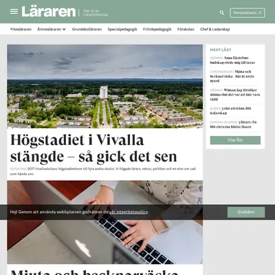 lararnastidning.se startsida 2021