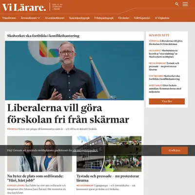 lararnastidning.se startsida 2023