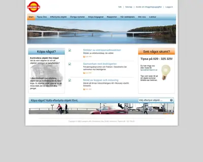Larmtjänst AB, www.larmtjanst.se startsida 2011