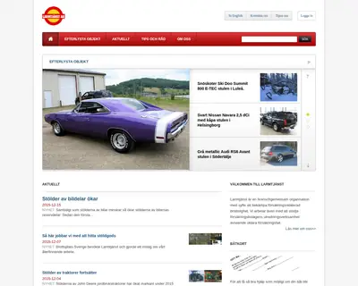 Larmtjänst AB, www.larmtjanst.se startsida 2016