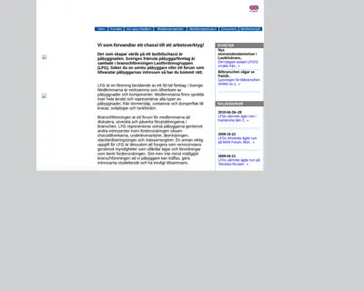 www.lastfordonsgruppen.se startsida 2009