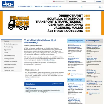 www.lastfordonsgruppen.se startsida 2015