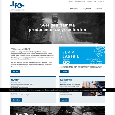 www.lastfordonsgruppen.se startsida 2019