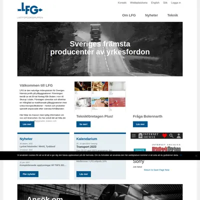 www.lastfordonsgruppen.se startsida 2023