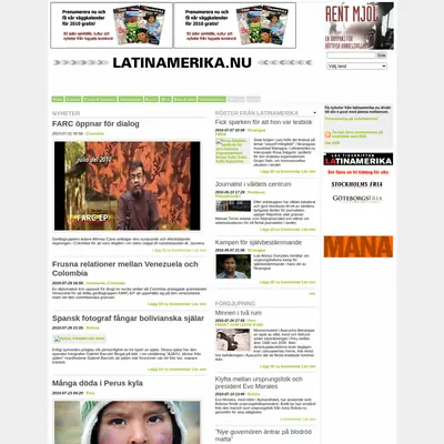 latinamerika.nu startsida 2010