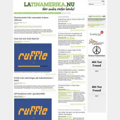 latinamerika.nu startsida 2012