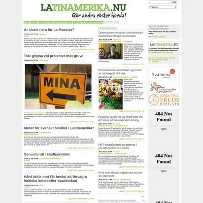 latinamerika.nu startsida 2013