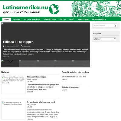 latinamerika.nu startsida 2017