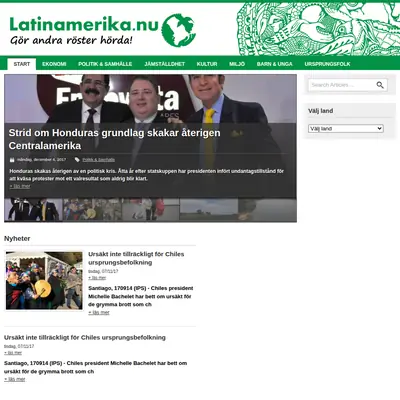 latinamerika.nu startsida 2019