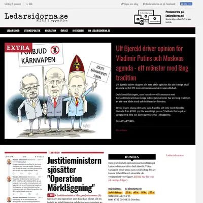 Ledarsidorna.se startsida 2019