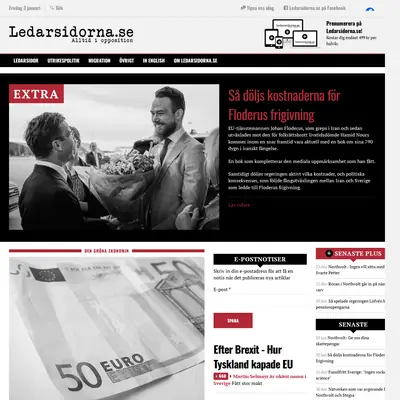 Ledarsidorna.se startsida 2025