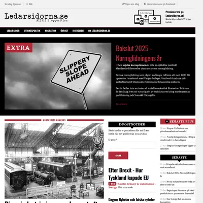 Ledarsidorna.se startsida 2026