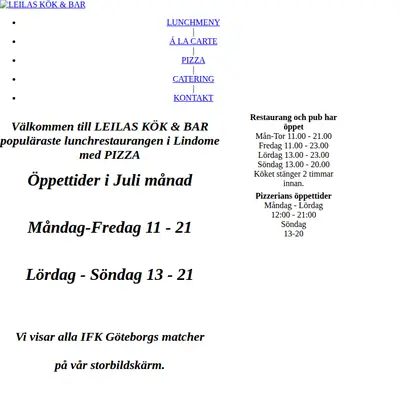 LEILAS startsida 2013