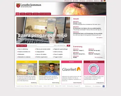 Mera Lessebo startsida 2015