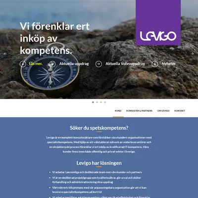 www.levigo.se startsida 2019