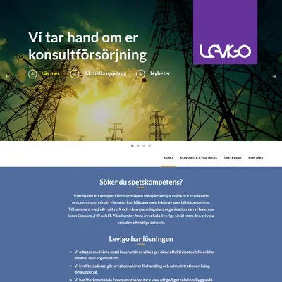 www.levigo.se startsida 2021