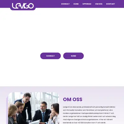 www.levigo.se startsida 2023