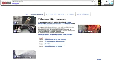 levinsel.se startsida 2013