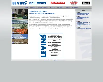 levinsel.se startsida 2015